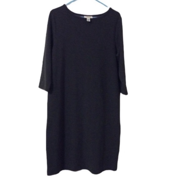 Talbots Dresses & Skirts - TALBOTS Timeless And Classic GRAY Sweater Dress Size LARGE